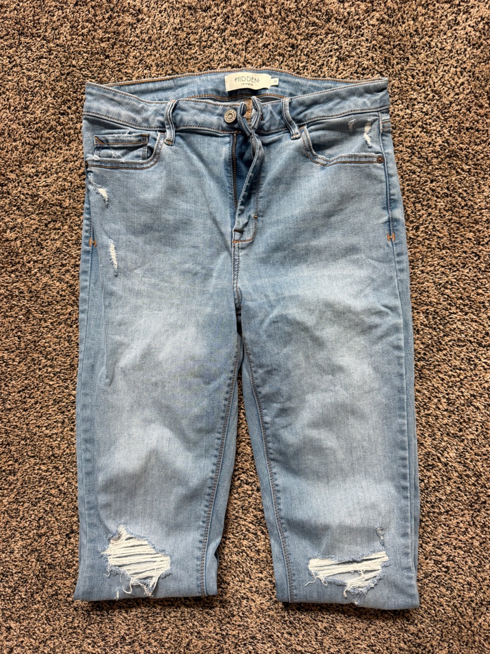 Light Blue women’s Denim Jeans - Casual Straight Fit